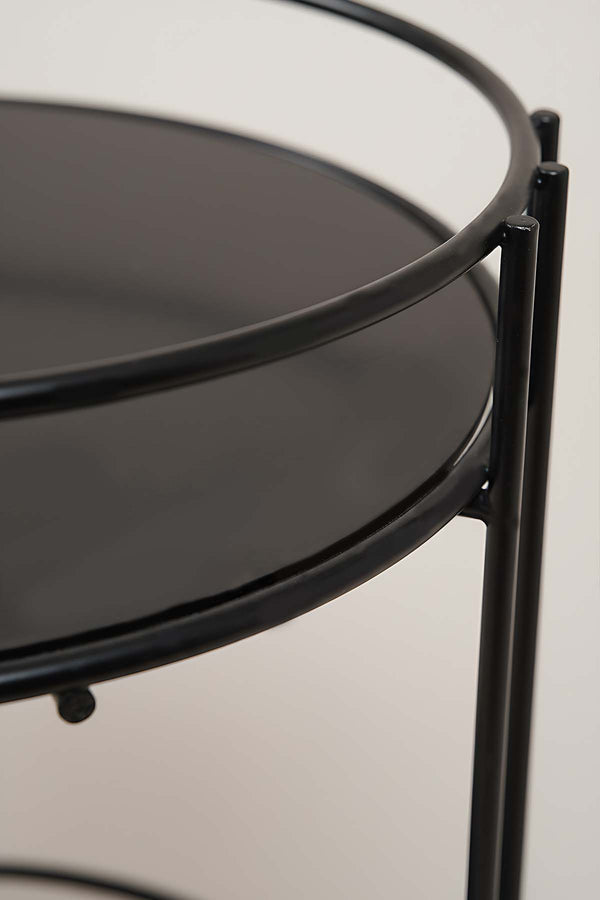 Siyah Metal Düzenleyici Stand