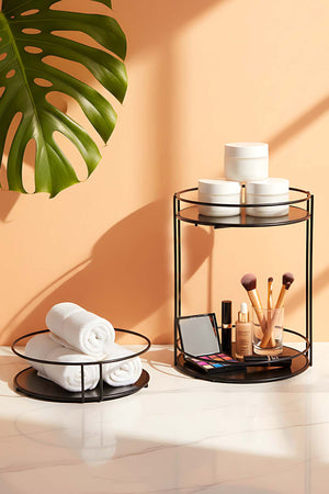 Siyah Metal Düzenleyici Stand