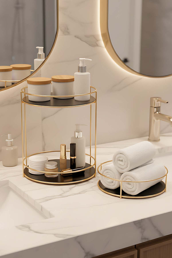 Gold Metal Düzenleyici Stand