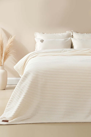 Şampanya Gloria Wellsoft Tek Kişilik Battaniye