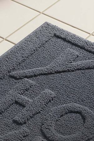 Home Kabartmalı Pamuklu 2’li Banyo & Klozet Paspas Takımı