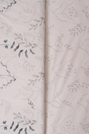 Aqua Mavi %100 Pamuklu Çift Kişilik Nevresim Takımı - 4 Parça