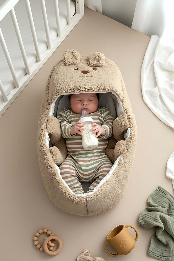 Tavşanlı Peluş Bebek Taşıma Çantası