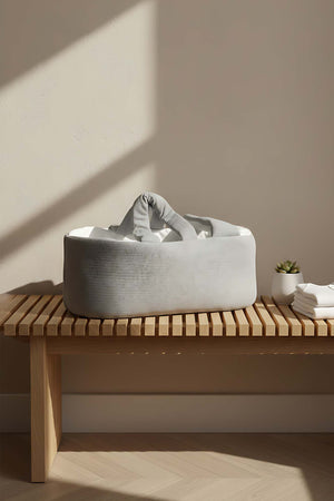 Gri Bebek Taşıma Çantası