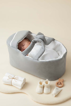 Gri Bebek Taşıma Çantası