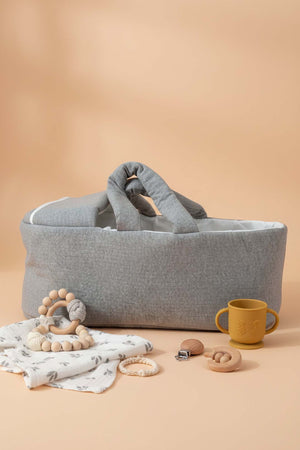 Gri Bebek Taşıma Çantası