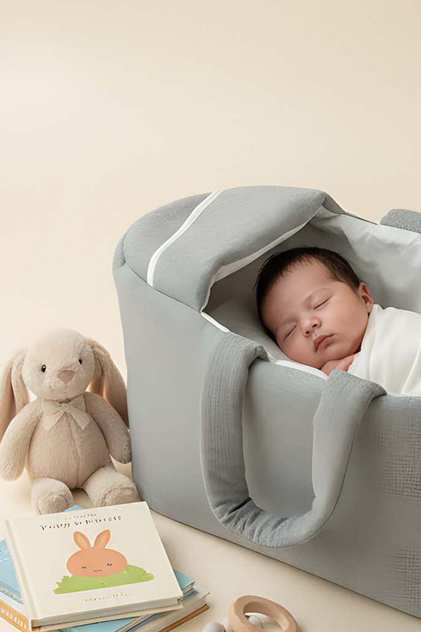 Gri Bebek Taşıma Çantası