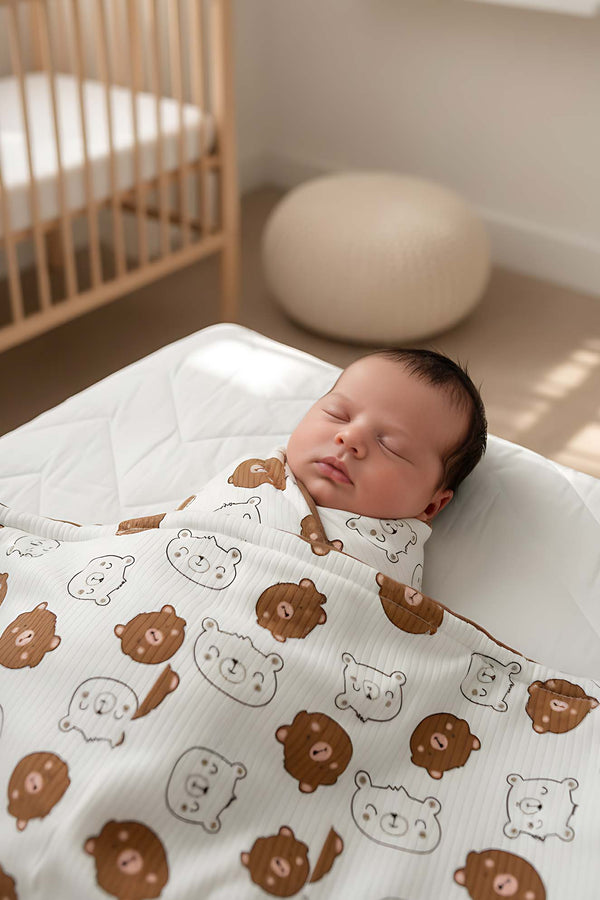 Mini Ayıcıklı Bebek Battaniyesi