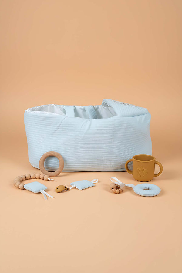 Mavi Ayıcık Bebek Taşıma Çantası