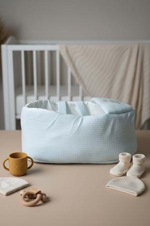 Mavi Ayıcık Bebek Taşıma Çantası