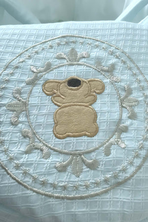 Mavi Ayıcık Bebek Taşıma Çantası