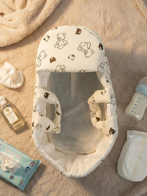 Mini Ayıcıklı Bebek Taşıma Çantası