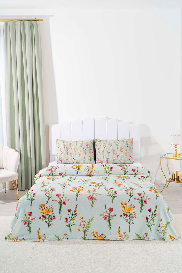 Begonvil Çift Kişilik Outlet Peluş Battaniye