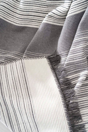 Veloura Antrasit Tek Kişilik Battaniye - Tv Battaniyesi 130x170 cm