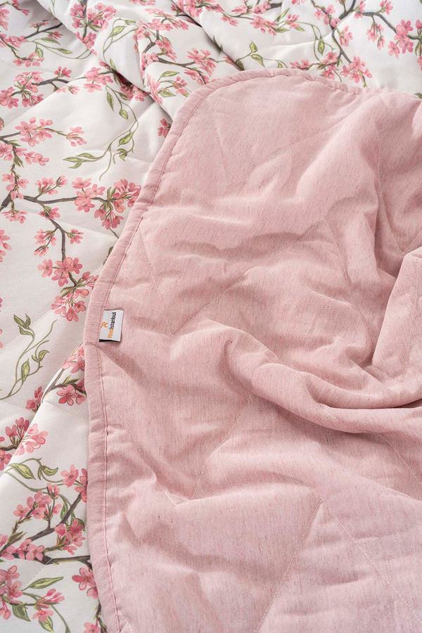 Sakura Çift Kişilik Nevresimli Pike Takımı - 7 Parça Çeyiz Seti