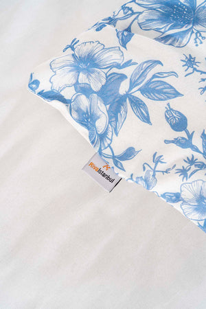 Nova Mavi Çift Kişilik Nevresim Takımı Pamuklu