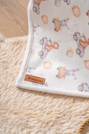 Fluffy Bebek Battaniyesi 70x100 Cm Ayıcık Desen