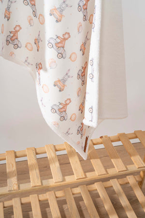 Fluffy Bebek Battaniyesi 70x100 Cm Ayıcık Desen