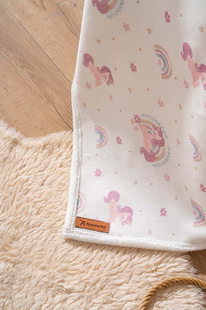 Fluffy Bebek Battaniyesi 70x100 Cm Unıcorn Desen