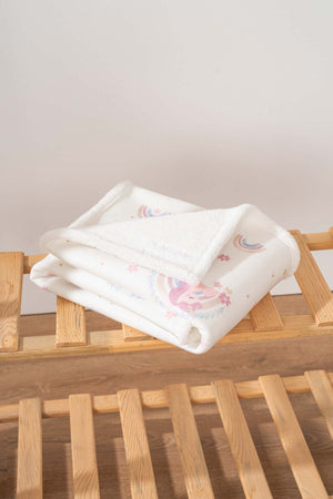 Fluffy Bebek Battaniyesi 70x100 Cm Unıcorn Desen