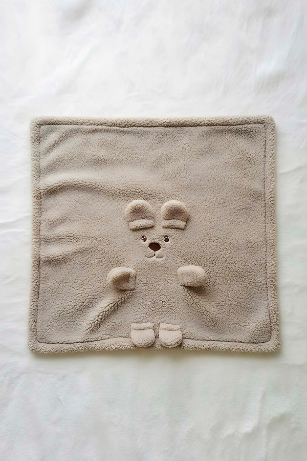 Ayıcık Figürlü Peluş Bebek Battaniyesi