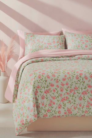 Sara Çift Kişilik Outlet Nevresim Takımı Pamuklu