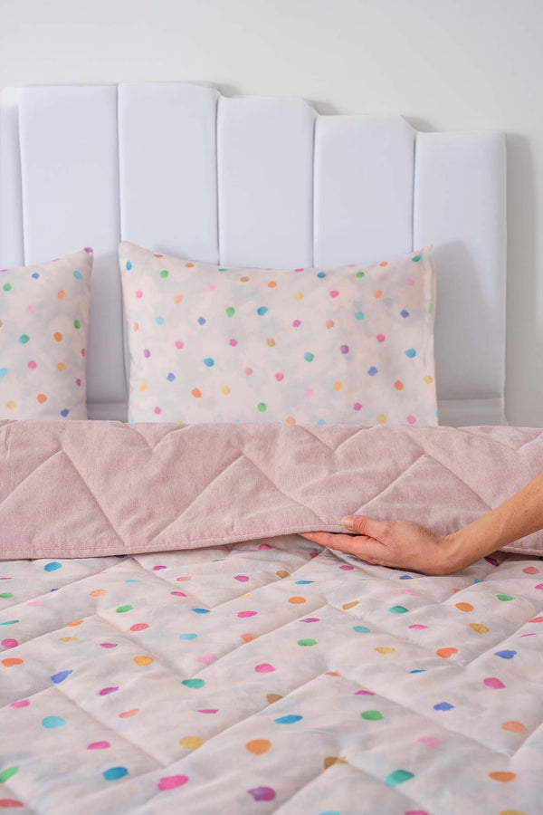 Bonny Çift Kişilik Outlet Pamuklu Kapitone Pike & Yatak Örtüsü