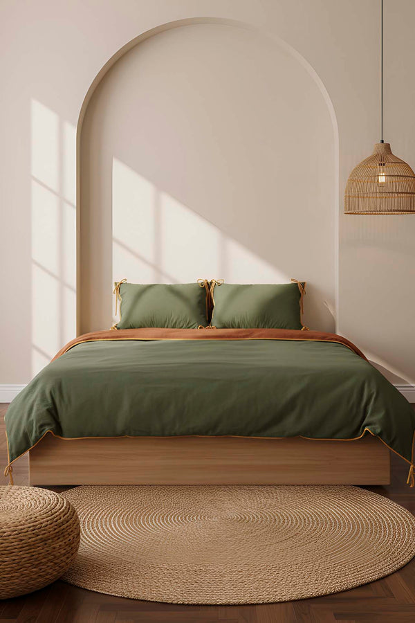 Demeter Forest Çift Kişilik %100 Pamuklu Nevresim Takımı – 4 Parça