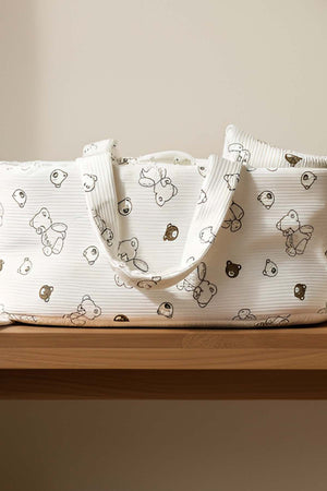 Mini Ayıcıklı Bebek Taşıma Çantası