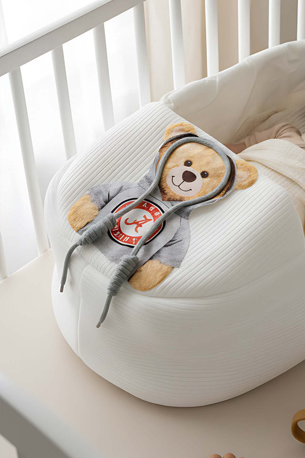 Kapşonlu Ayıcık Bebek Taşıma Çantası