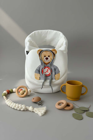 Kapşonlu Ayıcık Bebek Taşıma Çantası