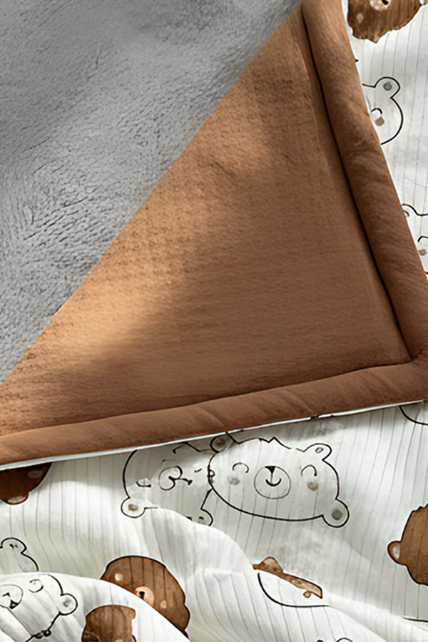Mini Ayıcıklı Bebek Battaniyesi
