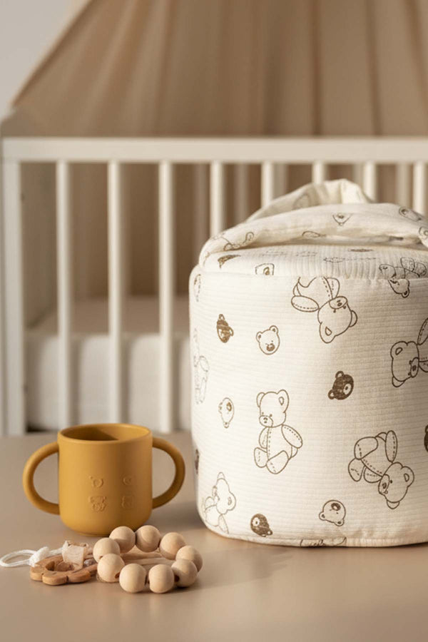 Mini Ayıcıklı Bebek Taşıma Çantası