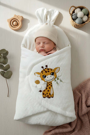 Zürafa Kulaklı Bebek Kundağı