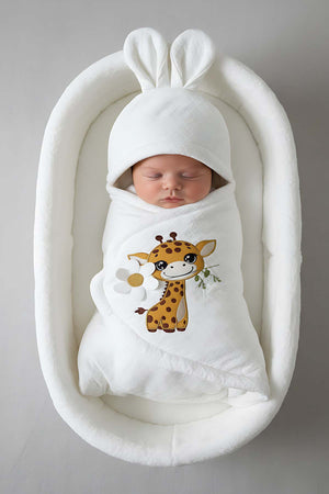 Zürafa Kulaklı Bebek Kundağı