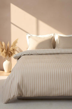 Bamboo Saten Vizon Çift Kişilik Nevresim Takımı – 6 Parça Çeyiz Seti