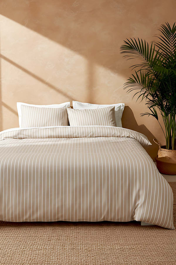 Bamboo Saten Vizon Çift Kişilik Nevresim Takımı – 6 Parça Çeyiz Seti