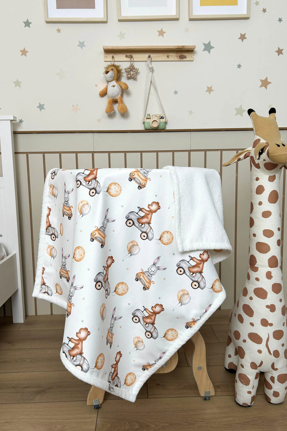 Fluffy Bebek Battaniyesi 70x100 Cm Ayıcık Desen