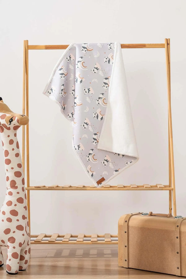 Fluffy Bebek Battaniyesi 70x100 Cm Panda Desen