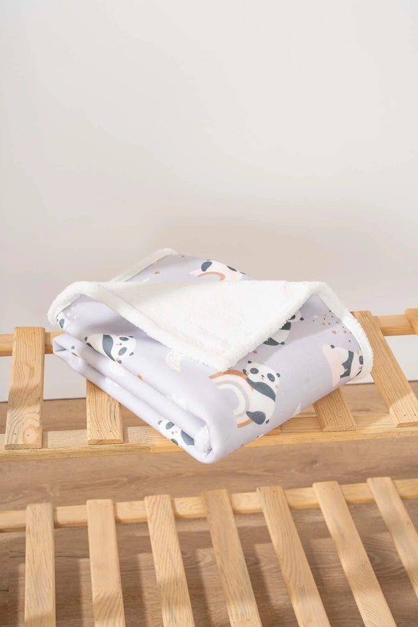 Fluffy Bebek Battaniyesi 70x100 Cm Panda Desen