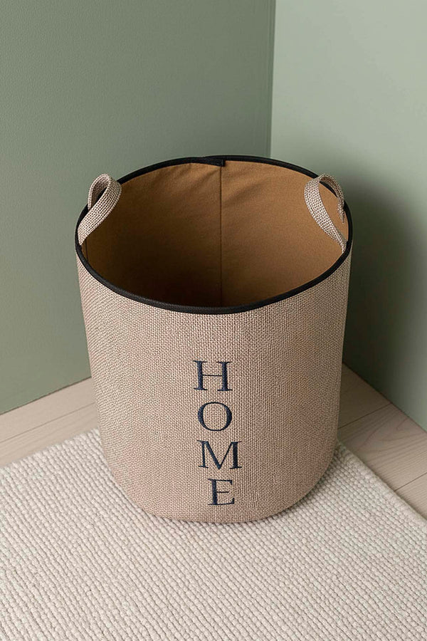 Home Yazılı Çamaşır Sepeti