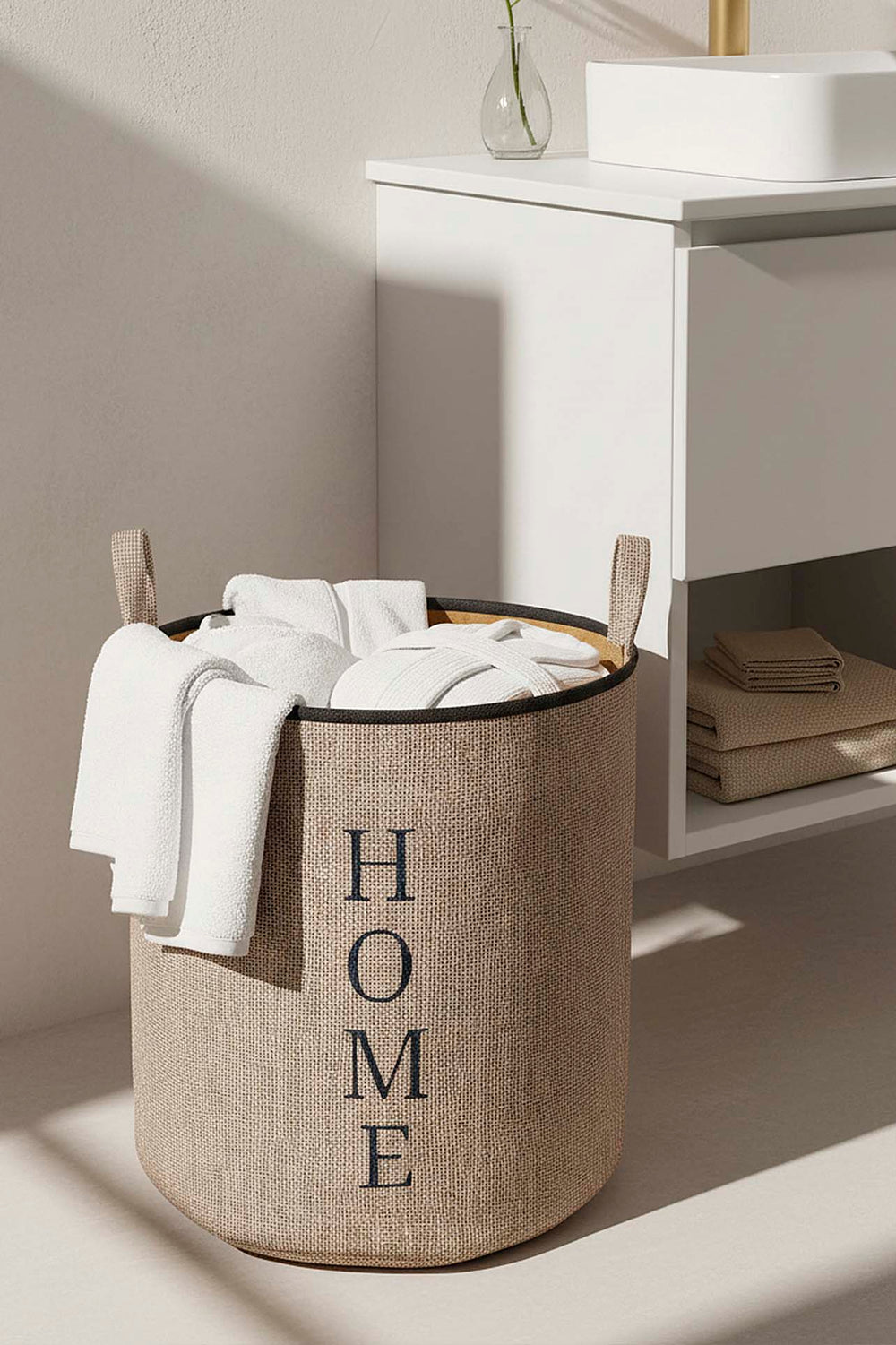 Home Yazılı Çamaşır Sepeti