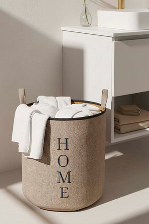 Home Yazılı Çamaşır Sepeti