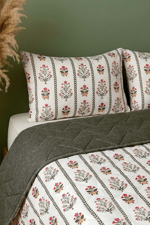 Lora Çift Kişilik Outlet Pamuklu Kapitone Pike & Yatak Örtüsü