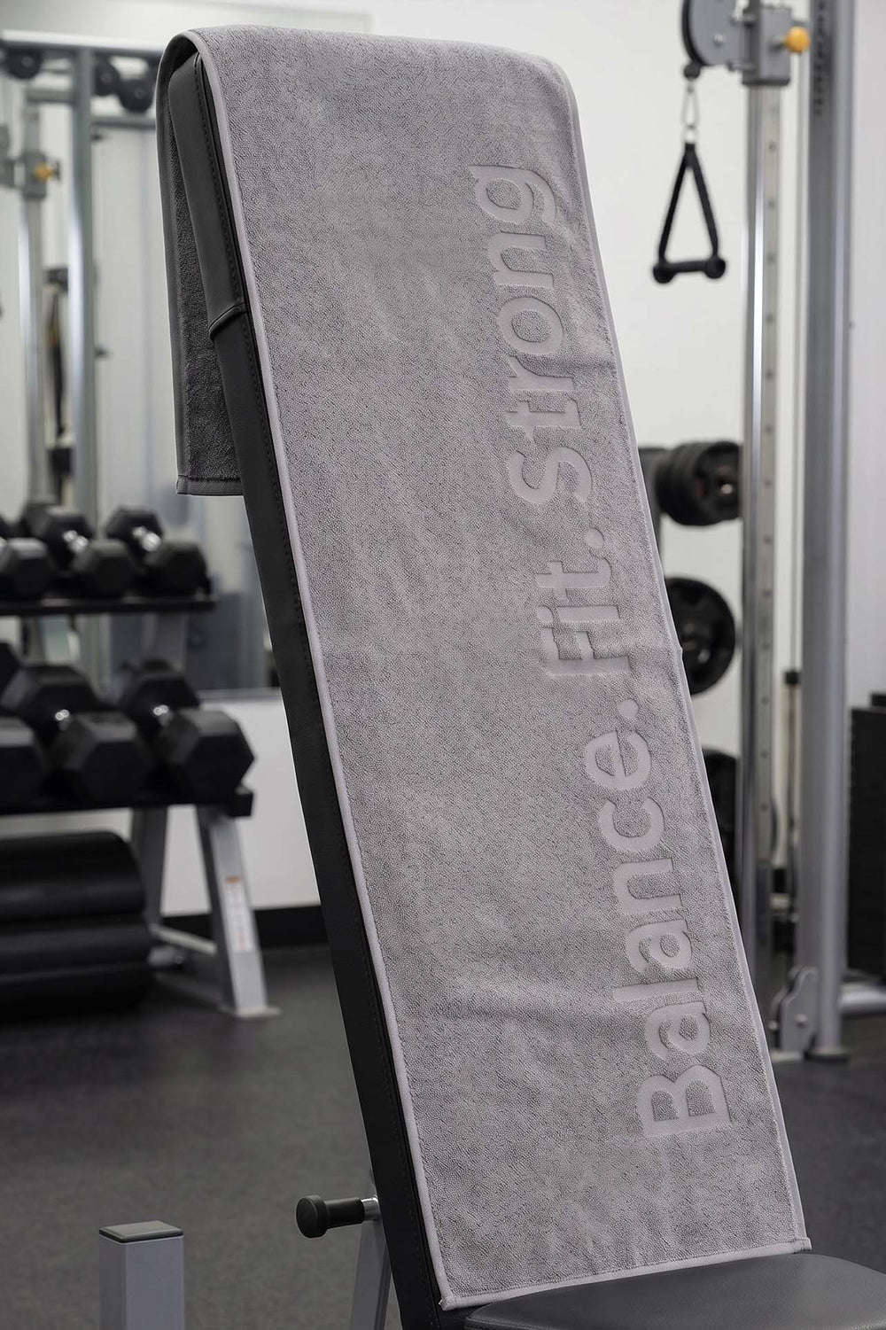 Bfs Gri %100 Pamuklu Sporcu Havlusu 30x120 cm