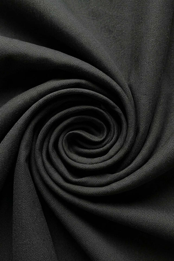 Siyah Ranforce Pamuklu Çift Kişilik Lastikli Çarşaf Seti - 3 Parça - 160x200 cm