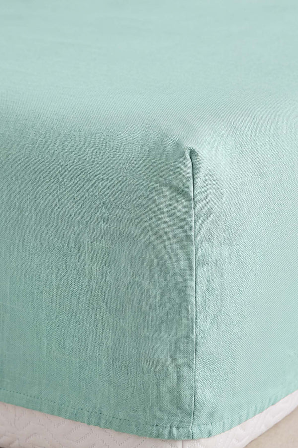 Mint Pamuklu Çift Kişilik Lastikli Çarşaf 160x200