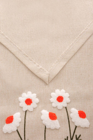 Daisy Puff Kasso Punch İşlemeli Runner 35x110 cm
