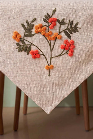 Terra Bloom Kasso Punch İşlemeli Runner 35x110 cm