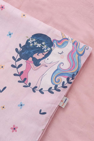 Unicorn Tek Kişilik Pamuklu Çocuk Nevresim Takımı